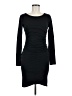 Leith Solid Black Cocktail Dress Size M - photo 1