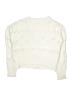 Zara 100% Polyester Ivory Cardigan Size 13 - 14 - photo 2