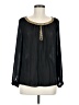 MICHAEL Michael Kors 100% Polyester Black Long Sleeve Blouse Size M (petite) - photo 1