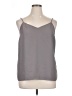 Banana Republic 100% Polyester Gray Sleeveless Blouse Size XL - photo 1