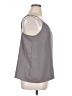 Banana Republic 100% Polyester Gray Sleeveless Blouse Size XL - photo 4