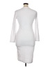 Unbranded Solid White Casual Dress Size XL - photo 2