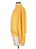 Ann Taylor LOFT 100% Polyester Yellow Long Sleeve Blouse Size L - photo 5