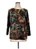 Bob Mackie Brown 3/4 Sleeve Blouse Size XL - photo 1