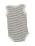 Amy Coe 100% Cotton Gray Short Sleeve Onesie Size 3-6 mo - photo 2