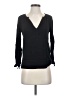 Point Sur 100% Viscose Black Long Sleeve Top Size XXS - photo 1