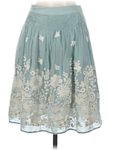 Blue Tassel Silk Skirt (view 2)