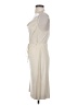 Bebe Solid Ivory Casual Dress Size S - photo 5