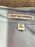 Port Authority Blue 3/4 Sleeve Button-Down Shirt Size 4XL - photo 7