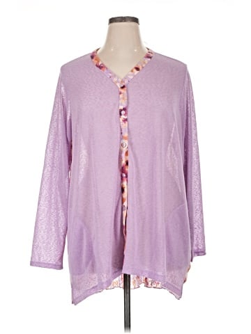 LOGO by Lori Goldstein Long Sleeve Blouse (view 1)