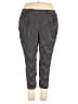 Alfani 100% Rayon Stripes Black Casual Pants Size 22 - photo 1