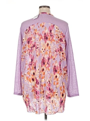 LOGO by Lori Goldstein Long Sleeve Blouse (view 2)