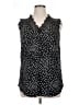 VIISHOW Polka Dots Black Sleeveless Blouse Size 1X - photo 1