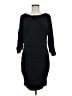 Jennifer Lopez Solid Black Cocktail Dress Size M - photo 1