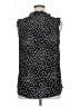 VIISHOW Polka Dots Black Sleeveless Blouse Size 1X - photo 2