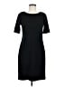 Talbots Solid Black Casual Dress Size 6 Petite - photo 1