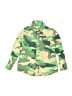 Crewcuts 100% Cotton Camo Green Long Sleeve Button-Down Shirt Size 4 - 5 - photo 1
