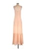 Aqua 100% Polyester Tan Casual Dress Size S - photo 2