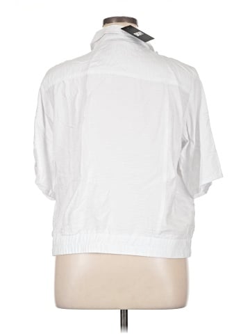 DKNY 3/4 Sleeve Button-Down Shirt (view 2)