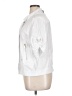 DKNY White 3/4 Sleeve Button-Down Shirt Size XL - photo 5