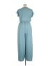 Halara 100% Polyester Solid Teal Jumpsuit Size L - photo 2