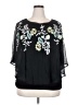 Alfani Black 3/4 Sleeve Blouse Size 2X - photo 1