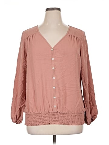 Apt. 9 3/4 Sleeve Blouse (view 1)