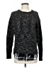 Pieces Metallic Black Pullover Sweater Size XS - photo 1