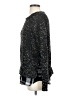 Pieces Metallic Black Pullover Sweater Size XS - photo 5