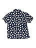 Crewcuts Polka Dots Blue Short Sleeve Button-Down Shirt Size 8 - photo 2