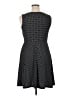 En Focus Studio Polka Dots Black Casual Dress Size 14 - photo 2