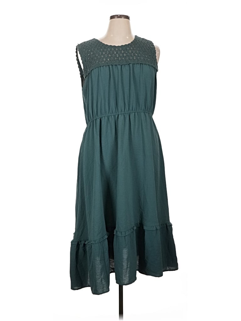 Maurices Casual Dress In Teal
