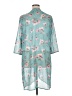 Serengeti 100% Polyester Teal Kimono Size 1X - photo 2