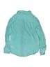 Crewcuts Teal Long Sleeve Button-Down Shirt Size 6 - 7 - photo 2
