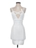Bebe White Cocktail Dress Size XS - photo 1