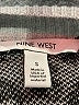 Nine West 100% Acrylic Gray Cardigan Size S - photo 7