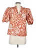 Ulla Johnson 100% Cotton Orange 3/4 Sleeve Blouse Size 6 - photo 1