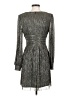 Trina Turk Metallic Silver Cocktail Dress Size 4 - photo 2