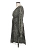 Trina Turk Metallic Silver Cocktail Dress Size 4 - photo 5