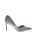 Badgley Mischka Metallic Silver Heels Size 5 1/2 - photo 1
