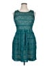 En Focus Studio Teal Cocktail Dress Size 14 - photo 1