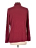 IMAN Burgundy Long Sleeve Top Size L - photo 2