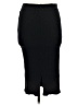 Cotton On Solid Black Casual Skirt Size M - photo 2