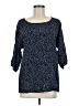 Alice Ritter Blue 3/4 Sleeve T-Shirt Size M - photo 1