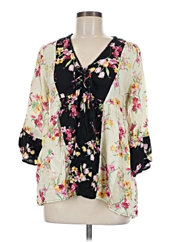 Suzanne Betro 3/4 Sleeve Blouse (view 1)