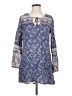 Billabong 100% Rayon Blue Long Sleeve Blouse Size S - photo 1