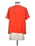 Banana Republic 100% Polyester Orange Short Sleeve Blouse Size S - photo 2
