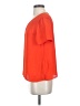 Banana Republic 100% Polyester Orange Short Sleeve Blouse Size S - photo 5