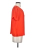 Banana Republic 100% Polyester Orange Short Sleeve Blouse Size S - photo 4