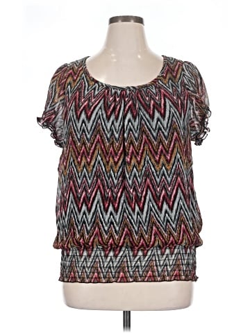 Lavish Short Sleeve Blouse (view 1)